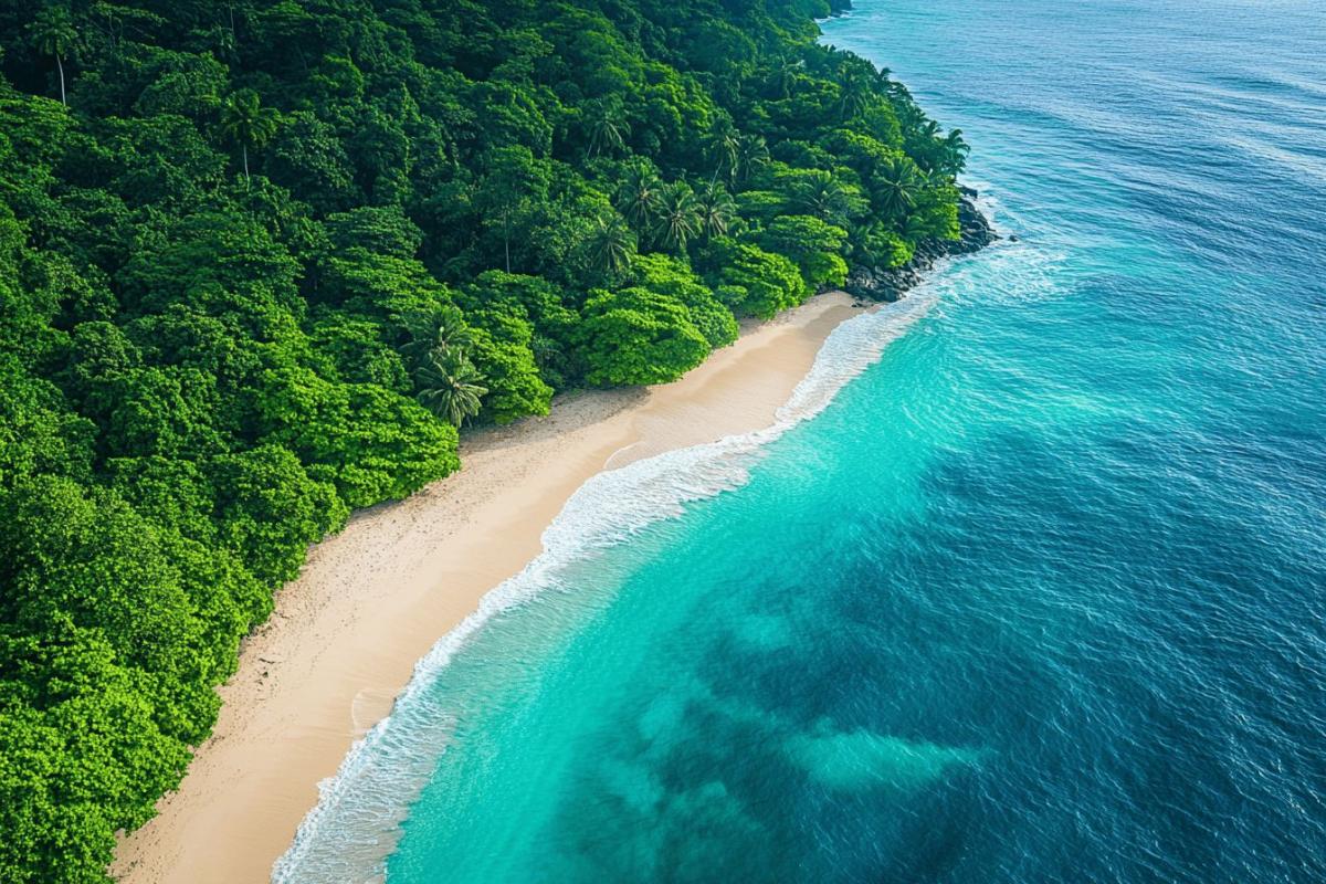 Esta playa del Pacífico evoca a Hawái… pero con selva tropical hasta el mar