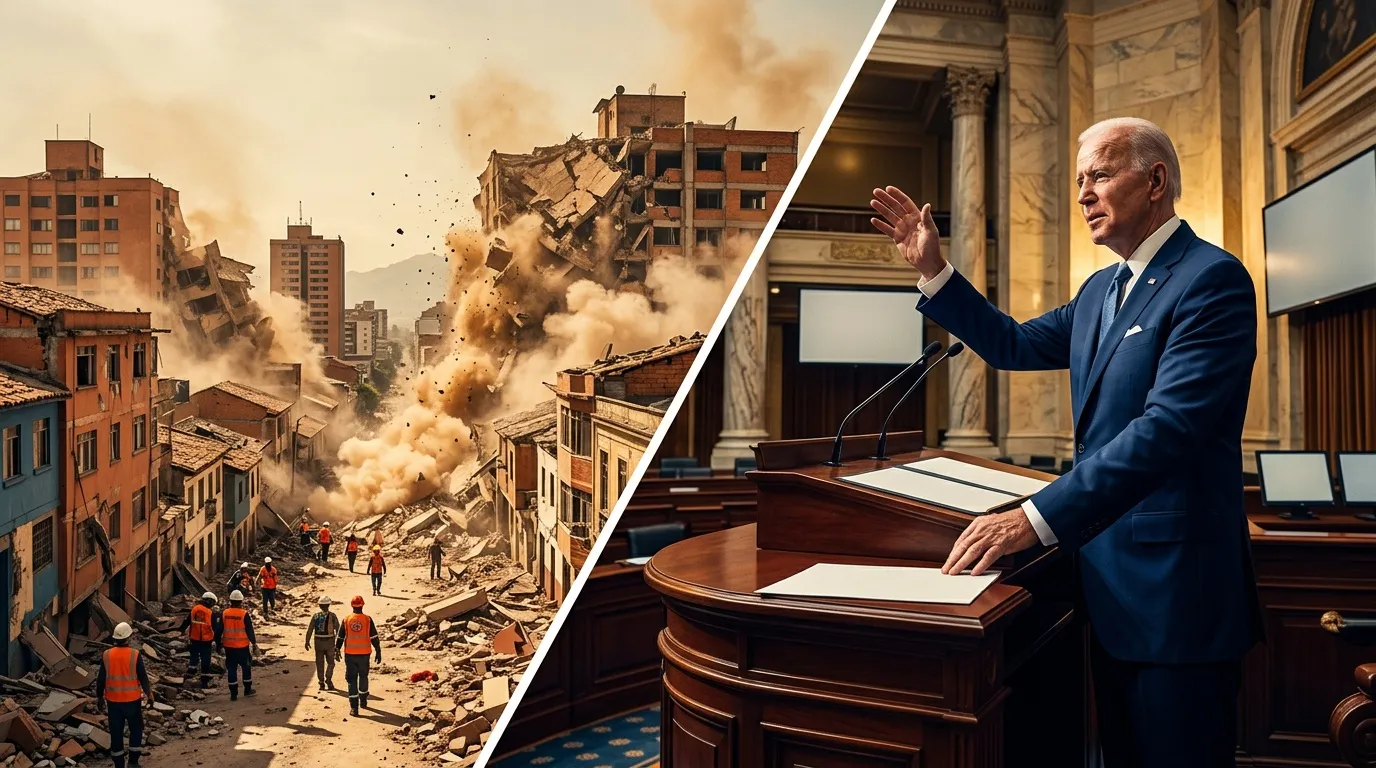 Destrucción urbana versus polÃtico en podio legislativo